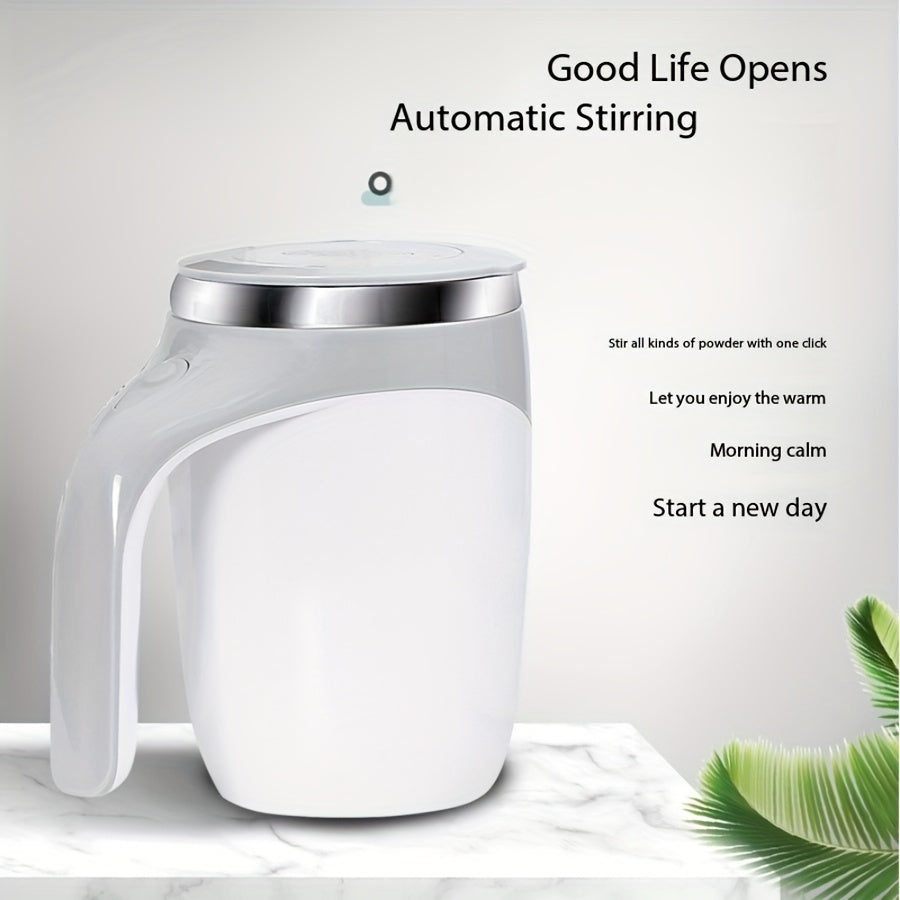 Portable Electric Magnetic Stirring Coffee Cup, Battery Operated