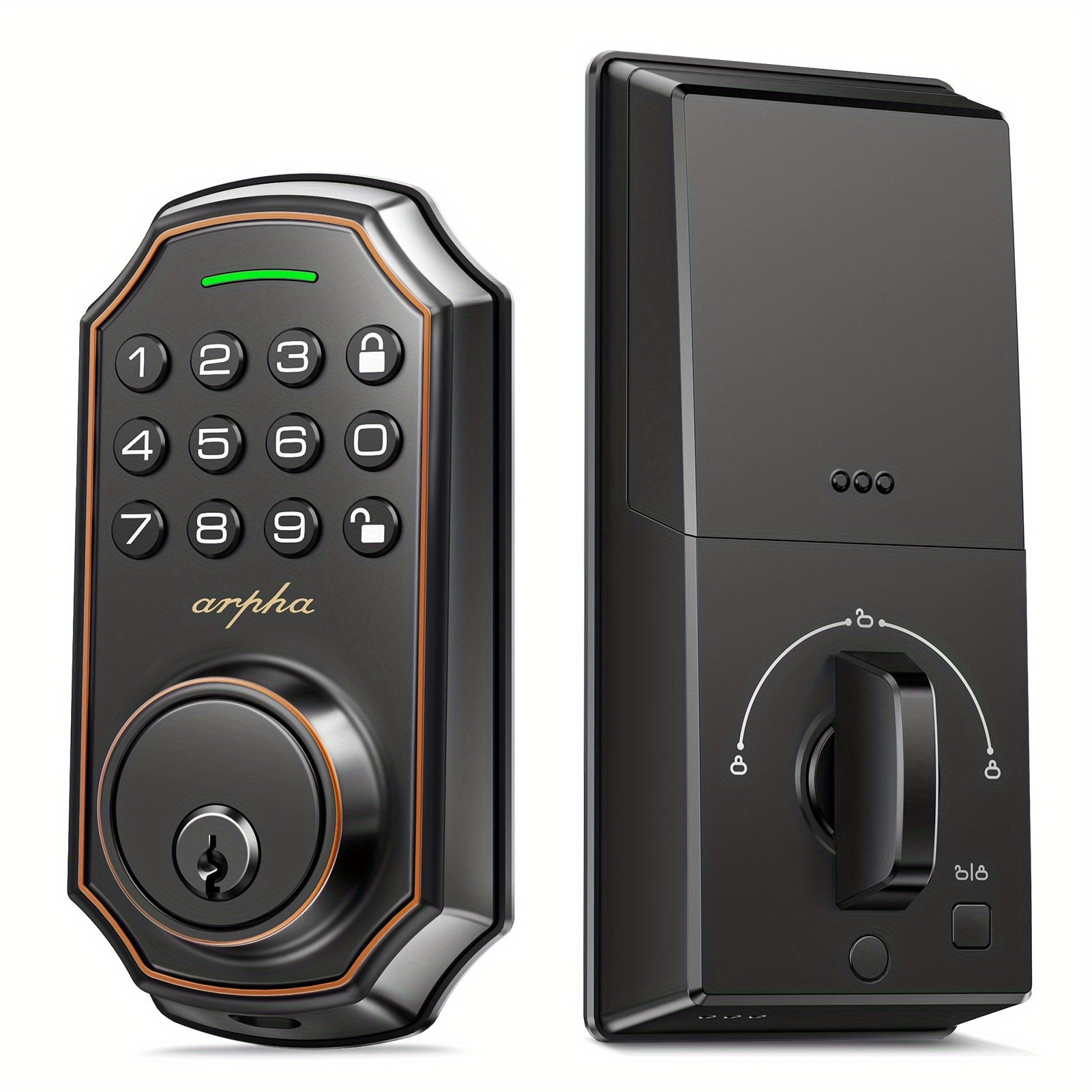 Keyless Entry Door Lock - 2-Door Smart Lock with Deadbolt & Auto Lock