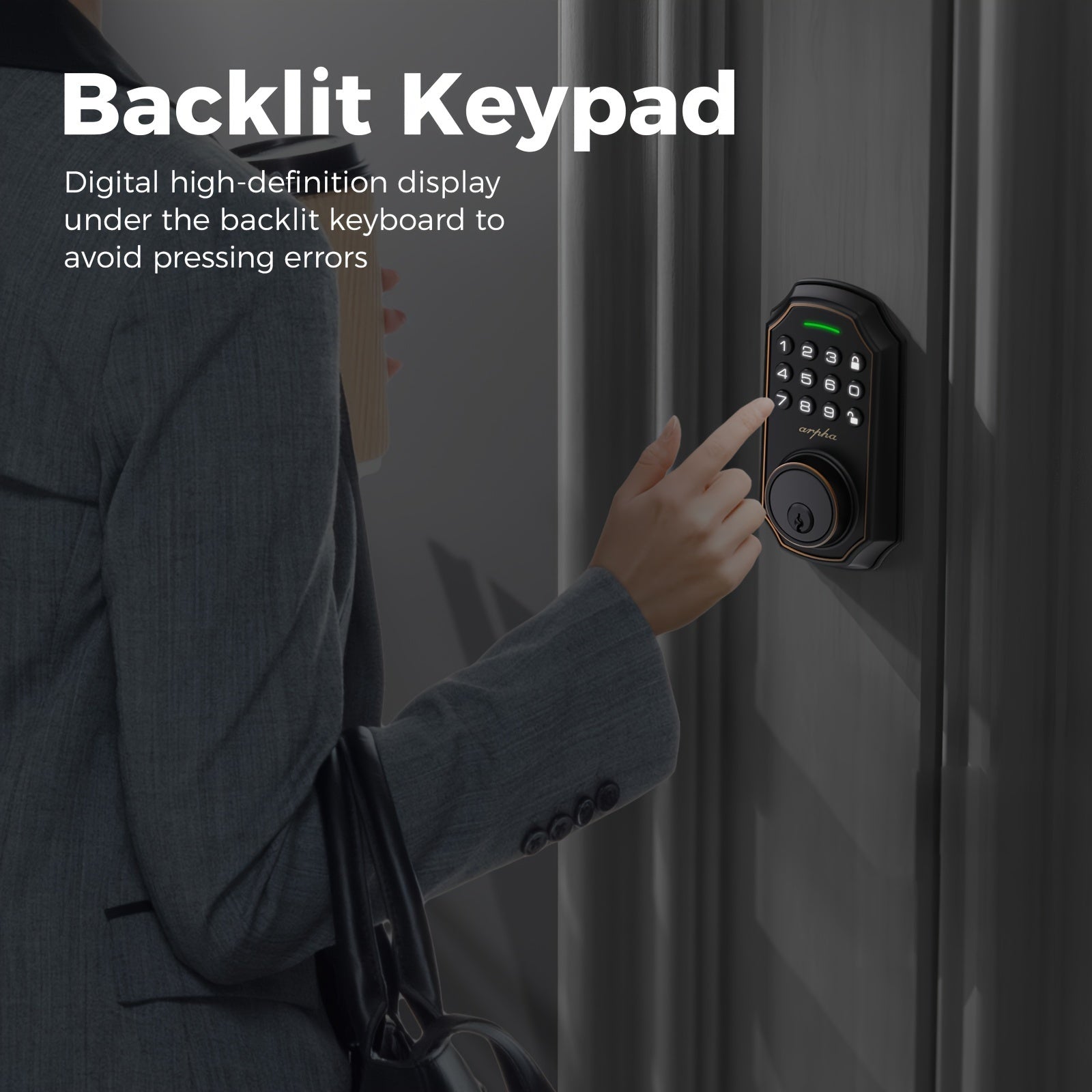 Keyless Entry Door Lock - 2-Door Smart Lock with Deadbolt & Auto Lock