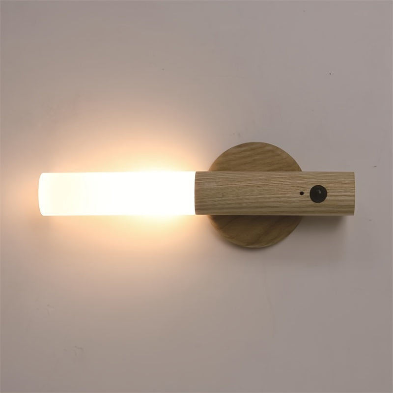 Magnetic Motion Sensor Night Light - Rechargeable LED with Auto PIR