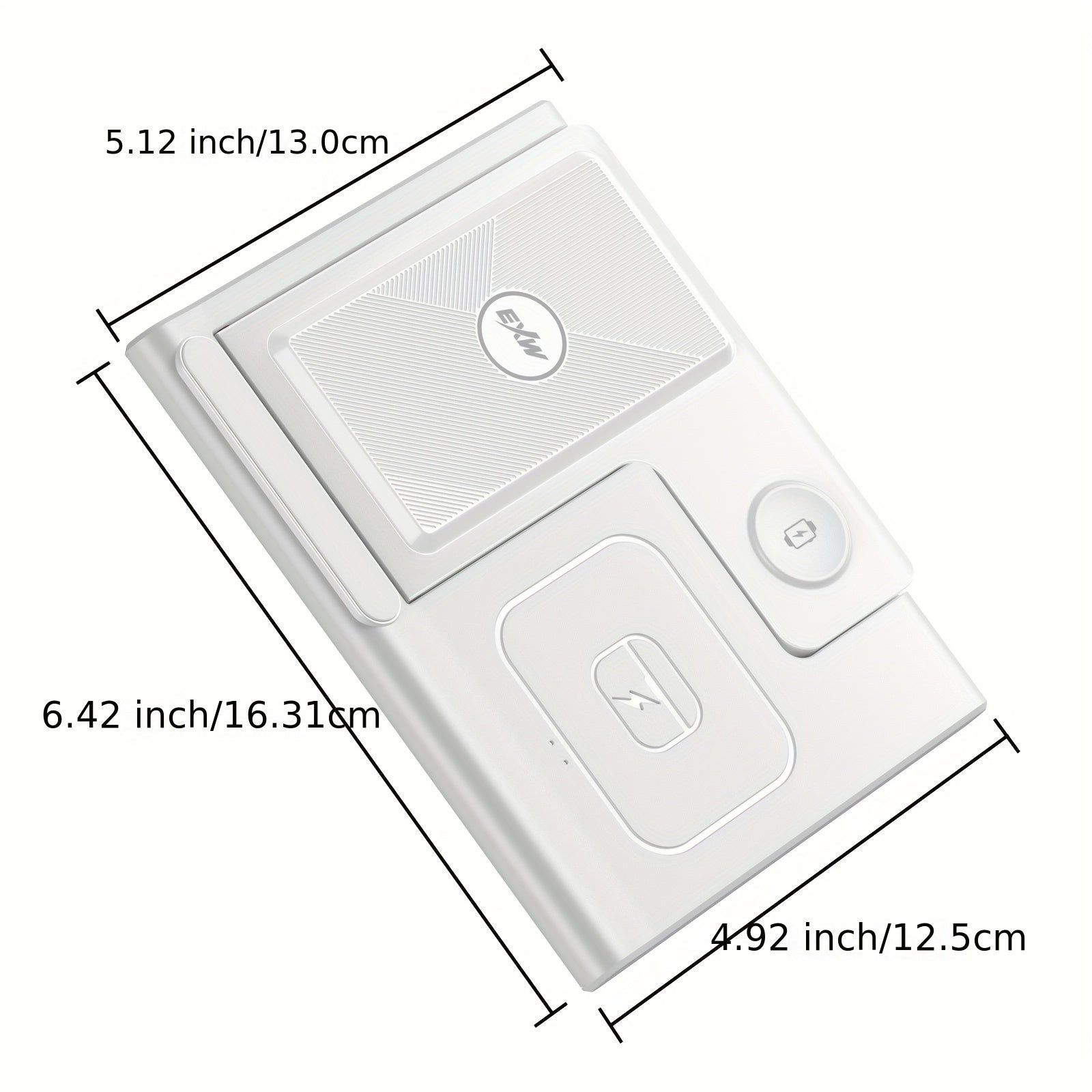 3-in-1 Wireless Charger - Portable Fast Charging for iPhone, Apple Watch & AirPod