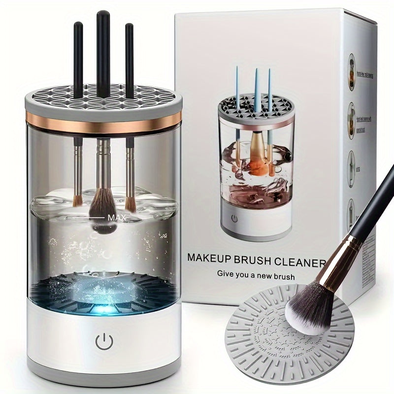 Electric Makeup Brush Washing Machine - USB Plug-In Cleaner & Dryer