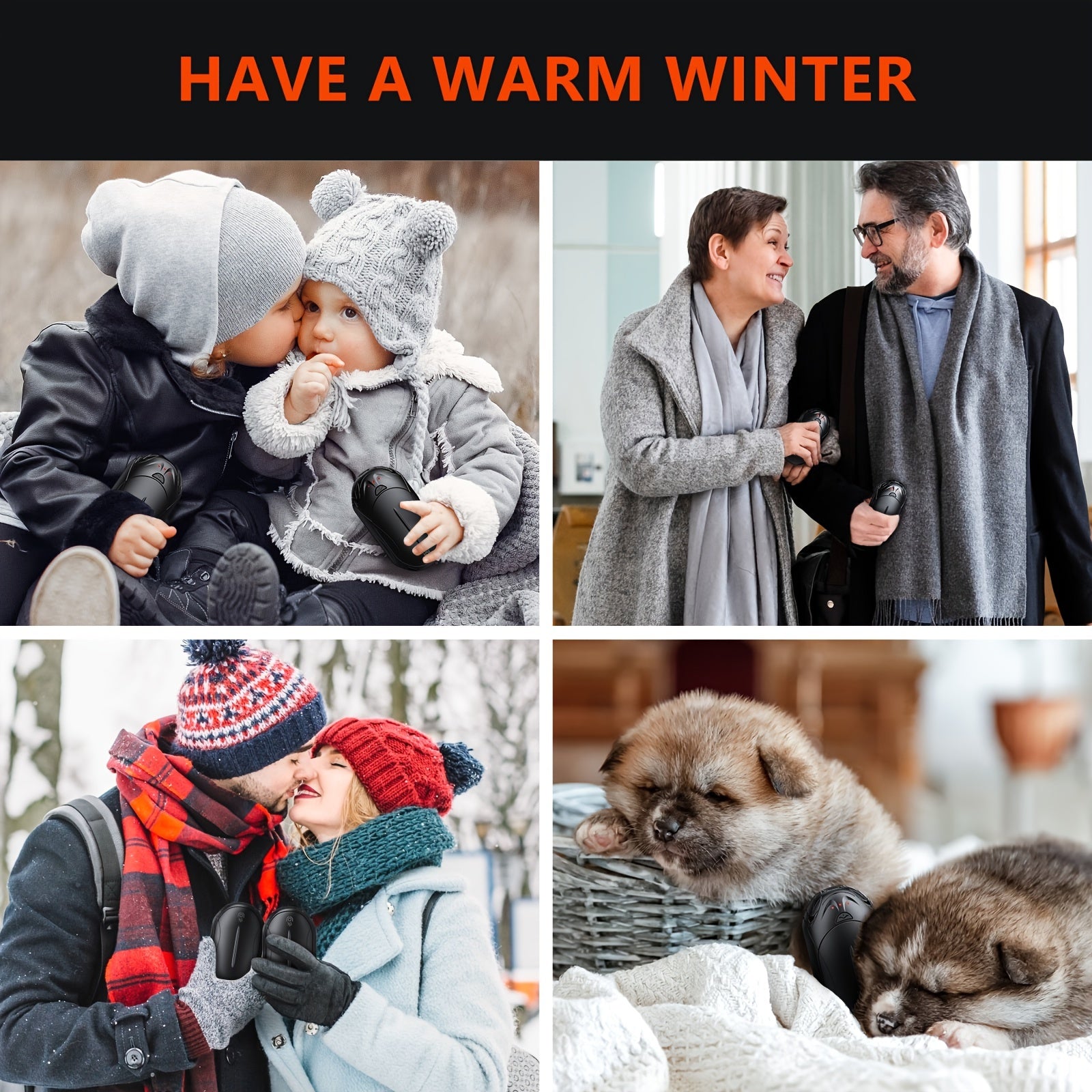 Portable Electric Hand Warmers - 2-in-1 Pocket Heater