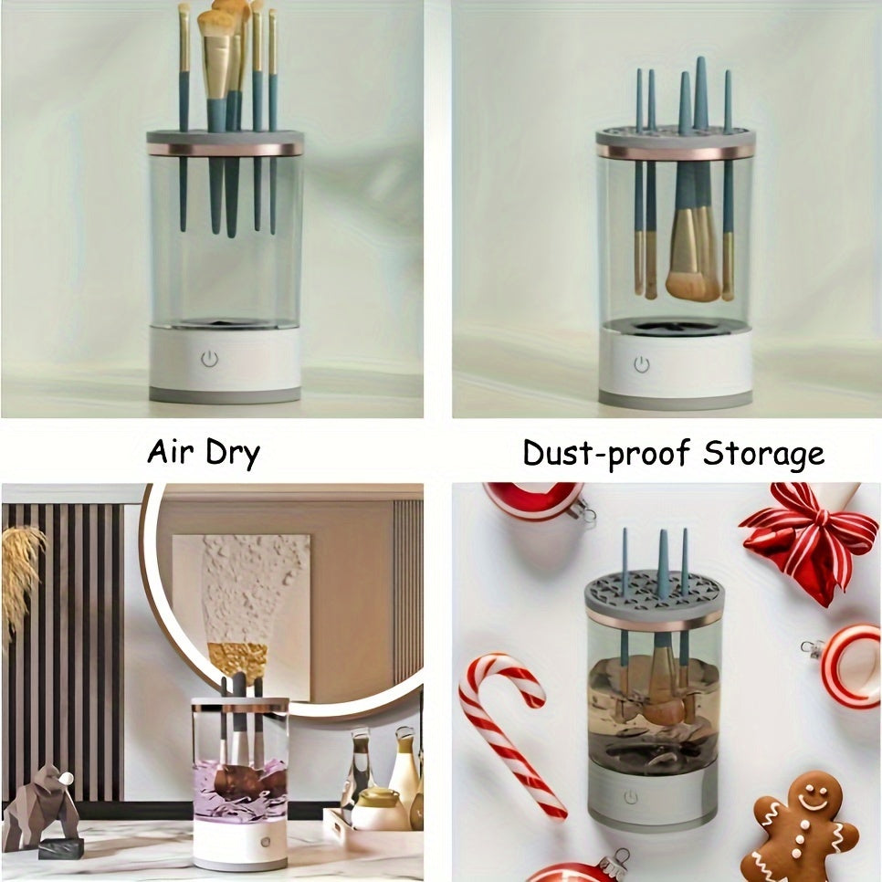 Electric Makeup Brush Washing Machine - USB Plug-In Cleaner & Dryer