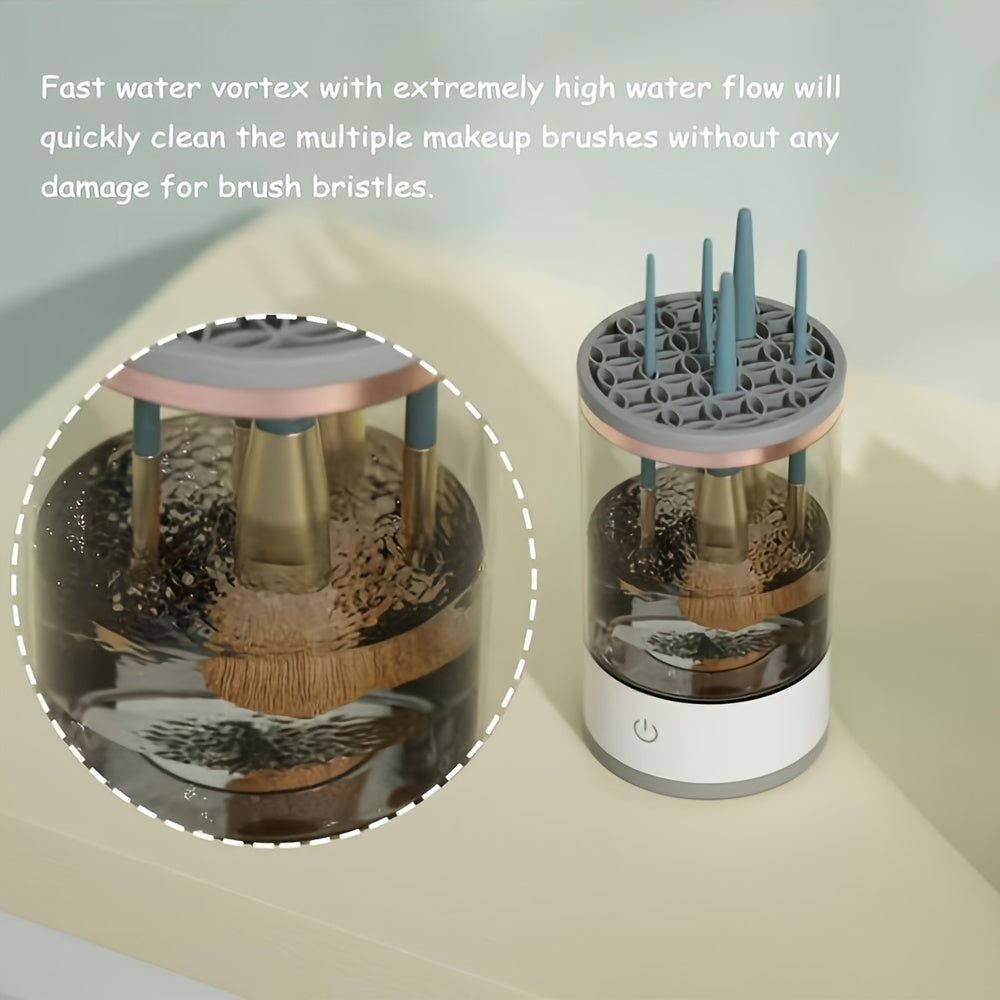 Electric Makeup Brush Washing Machine - USB Plug-In Cleaner & Dryer