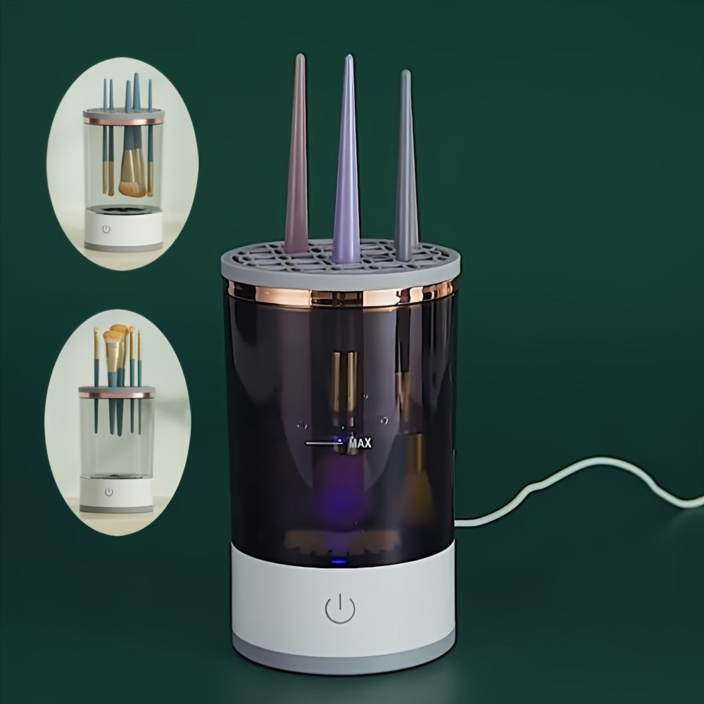 Electric Makeup Brush Washing Machine - USB Plug-In Cleaner & Dryer