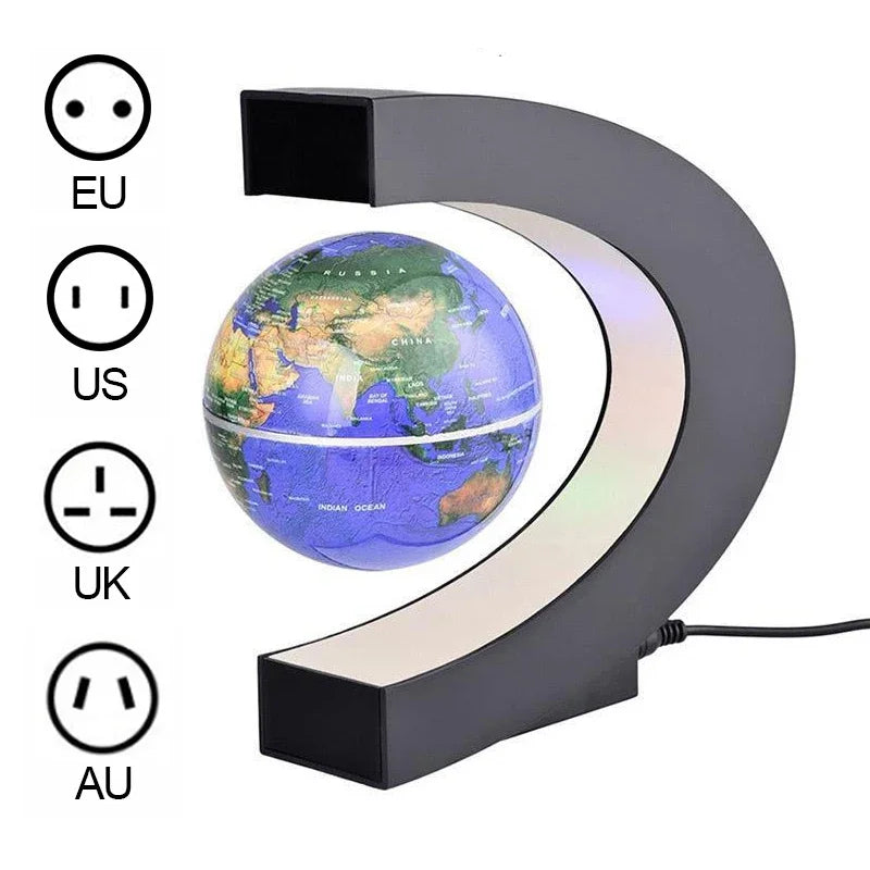 Magnetic Levitation Globe Lamp -Magnetic Antigravity World Map Light for Gifts