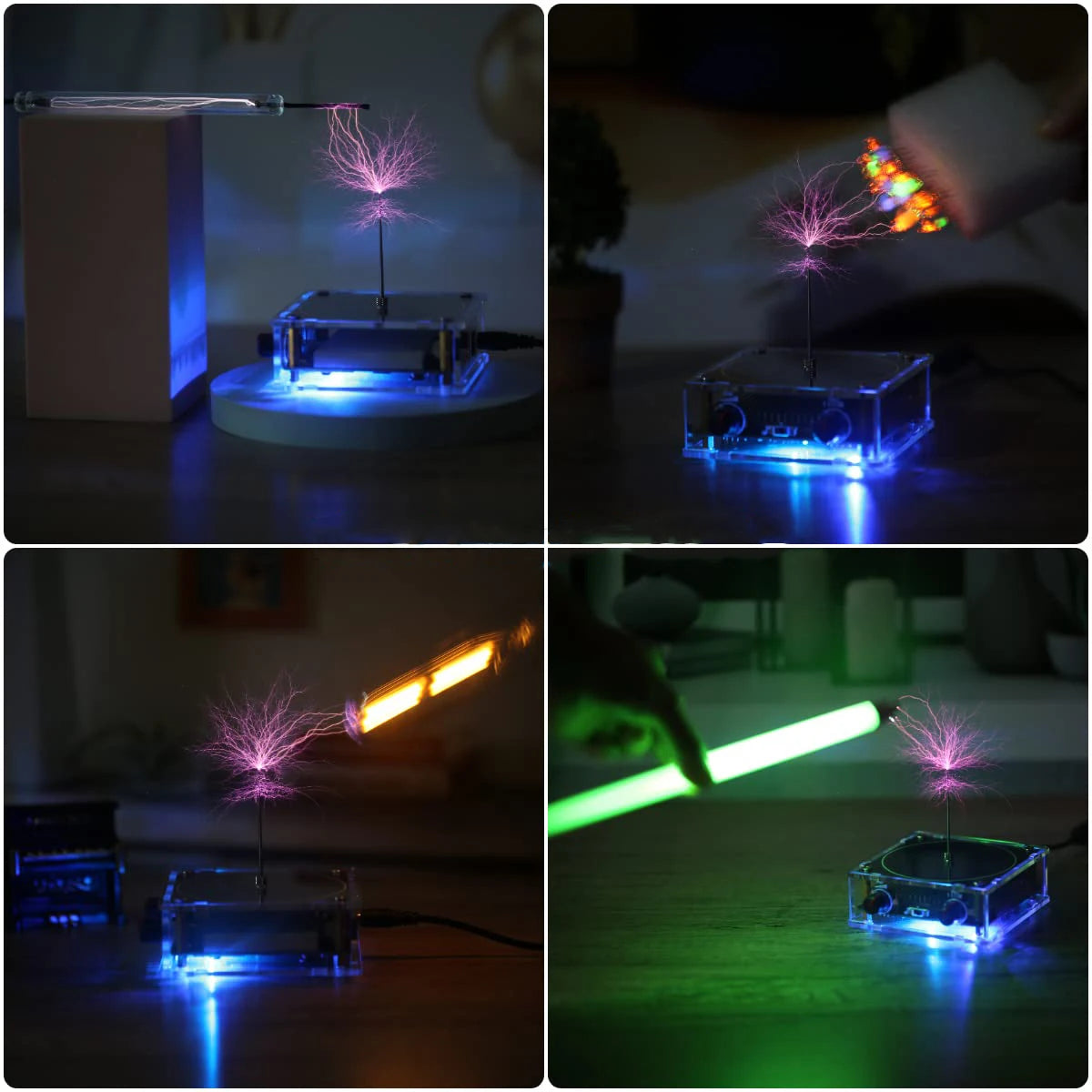 Bluetooth Tesla Coil Arc Generator - Wireless Music Plasma Spark Gap