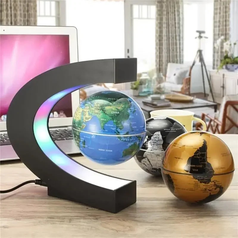 Magnetic Levitation Globe Lamp -Magnetic Antigravity World Map Light for Gifts