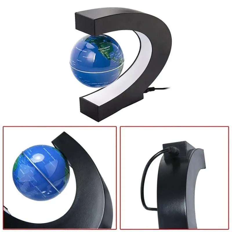 Magnetic Levitation Globe Lamp -Magnetic Antigravity World Map Light for Gifts