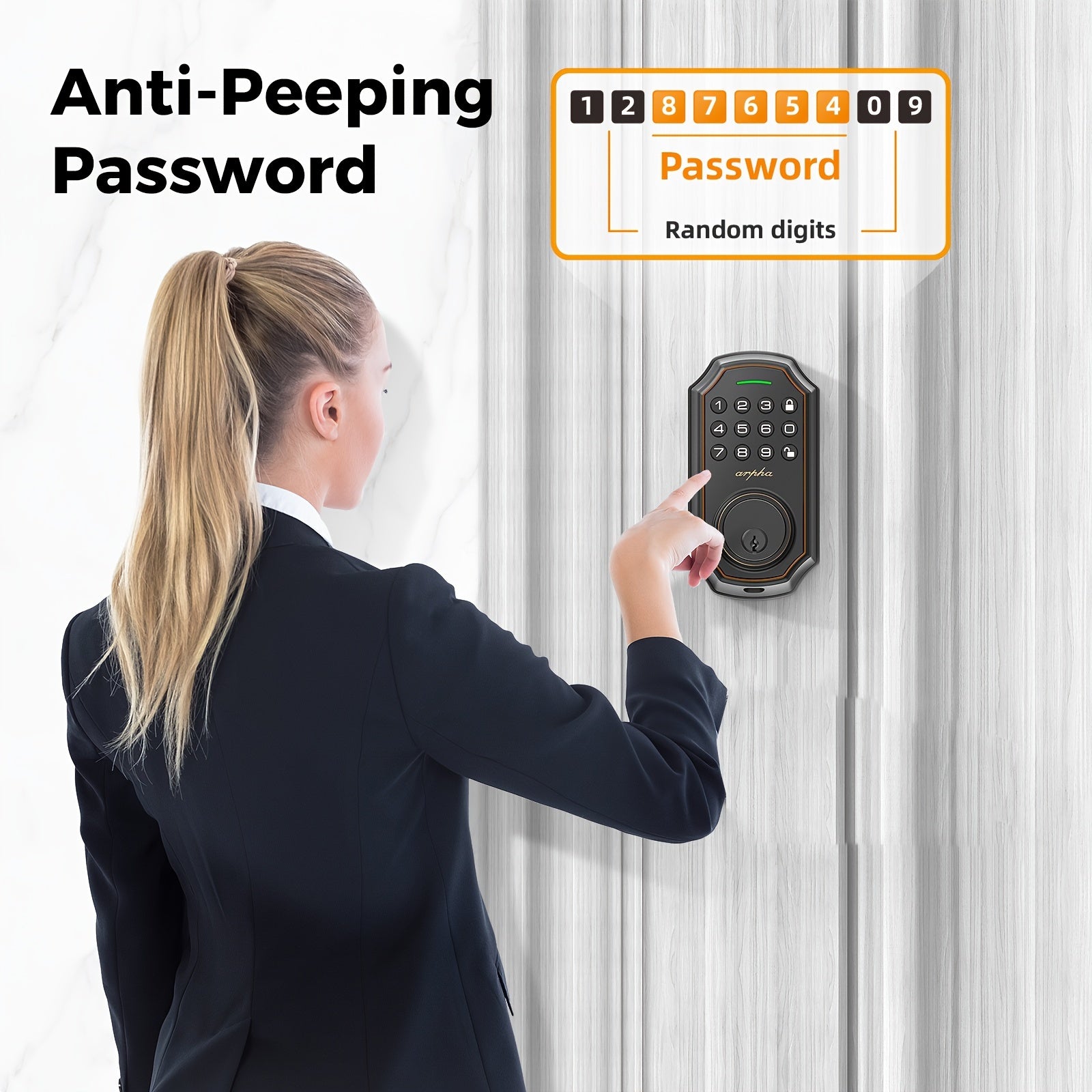 Keyless Entry Door Lock - 2-Door Smart Lock with Deadbolt & Auto Lock