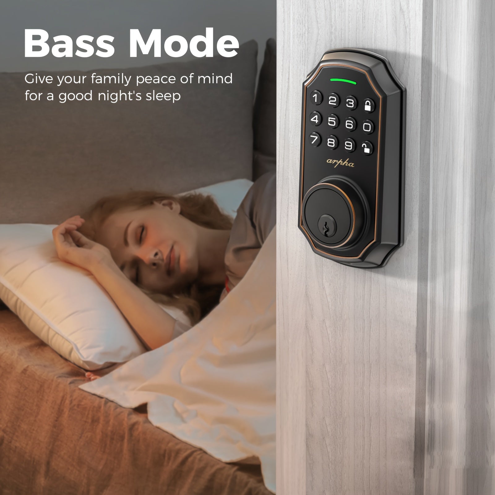 Keyless Entry Door Lock - 2-Door Smart Lock with Deadbolt & Auto Lock