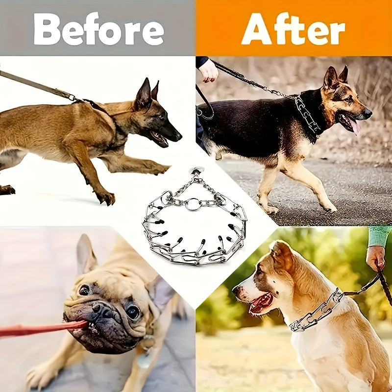 Adjustable Dog Training Collar - Durable Choke Chain