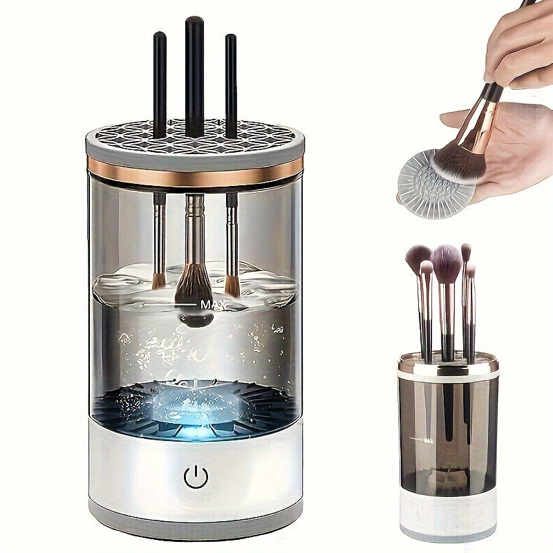 Electric Makeup Brush Washing Machine - USB Plug-In Cleaner & Dryer