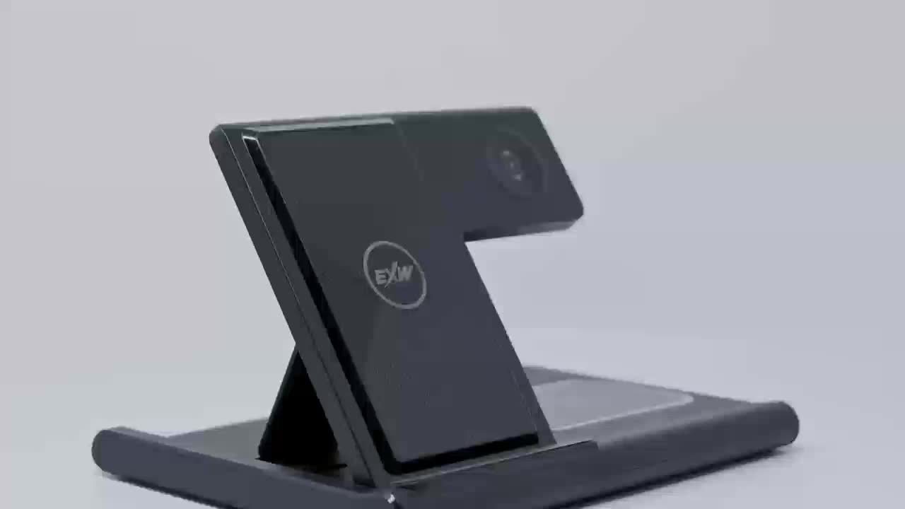 3-in-1 Wireless Charger - Portable Fast Charging for iPhone, Apple Watch & AirPod