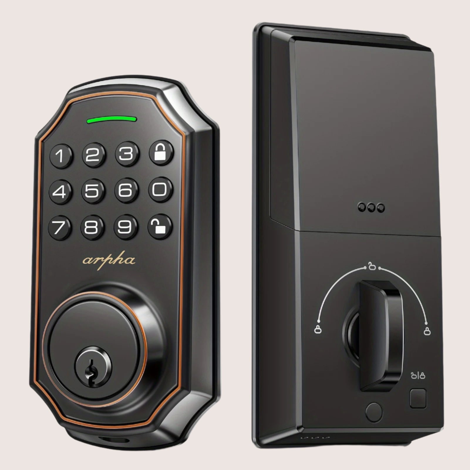 Keyless Entry Door Lock - 2-Door Smart Lock with Deadbolt & Auto Lock