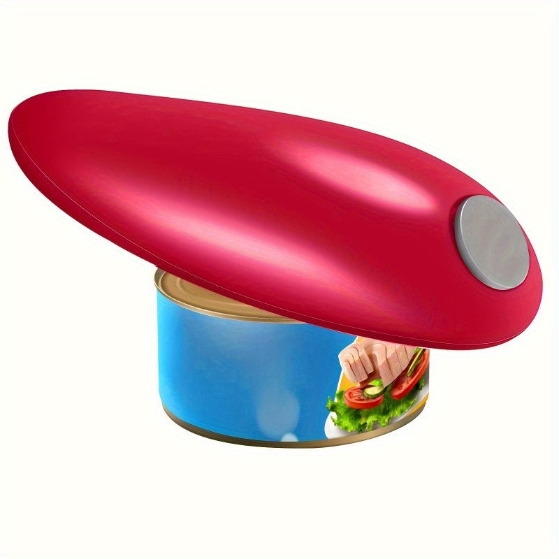 Electric Can Opener - Hands-Free Operation, Smooth Edge Design