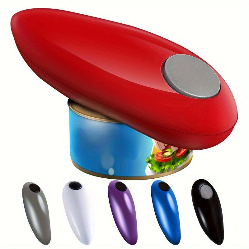 Electric Can Opener - Hands-Free Operation, Smooth Edge Design