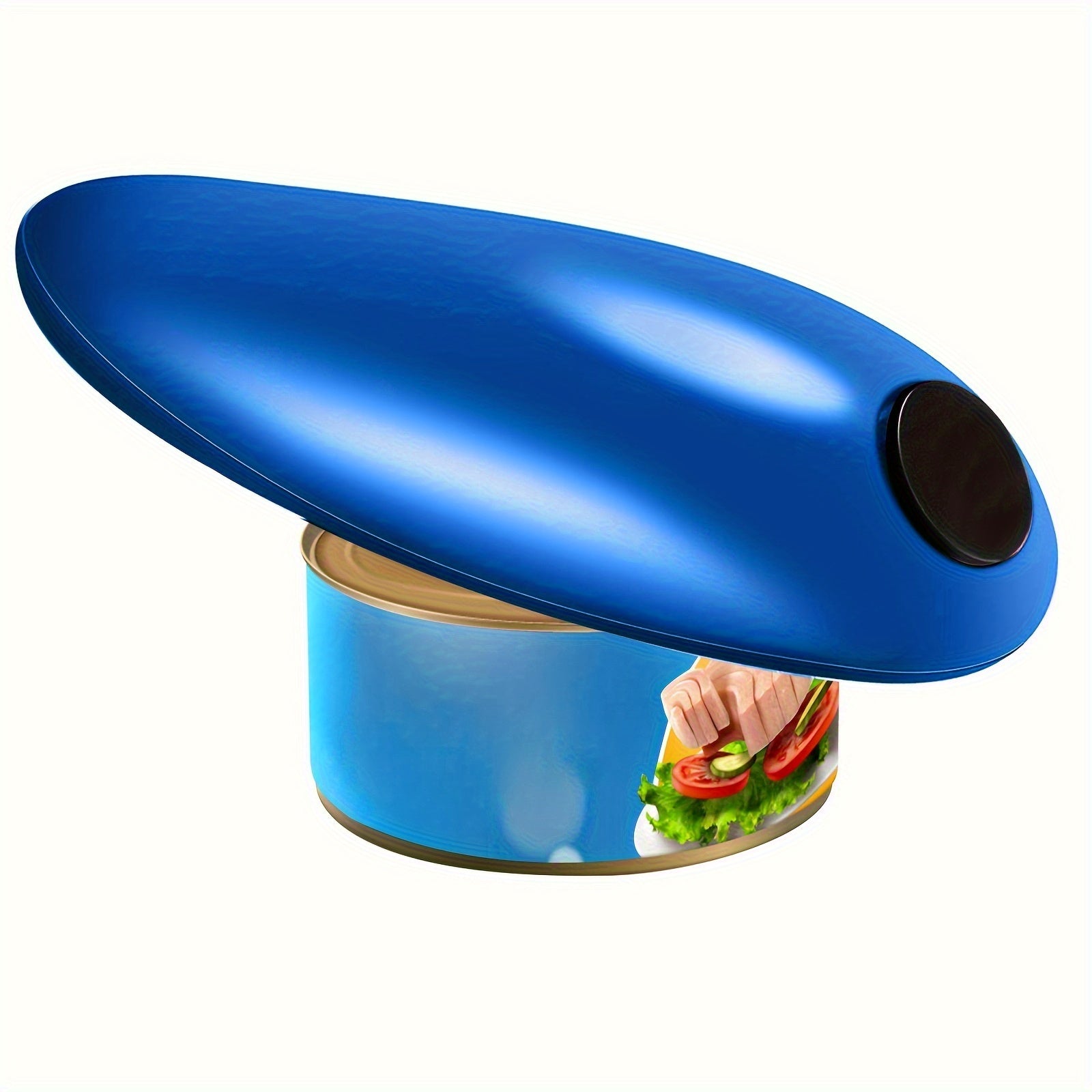Electric Can Opener - Hands-Free Operation, Smooth Edge Design