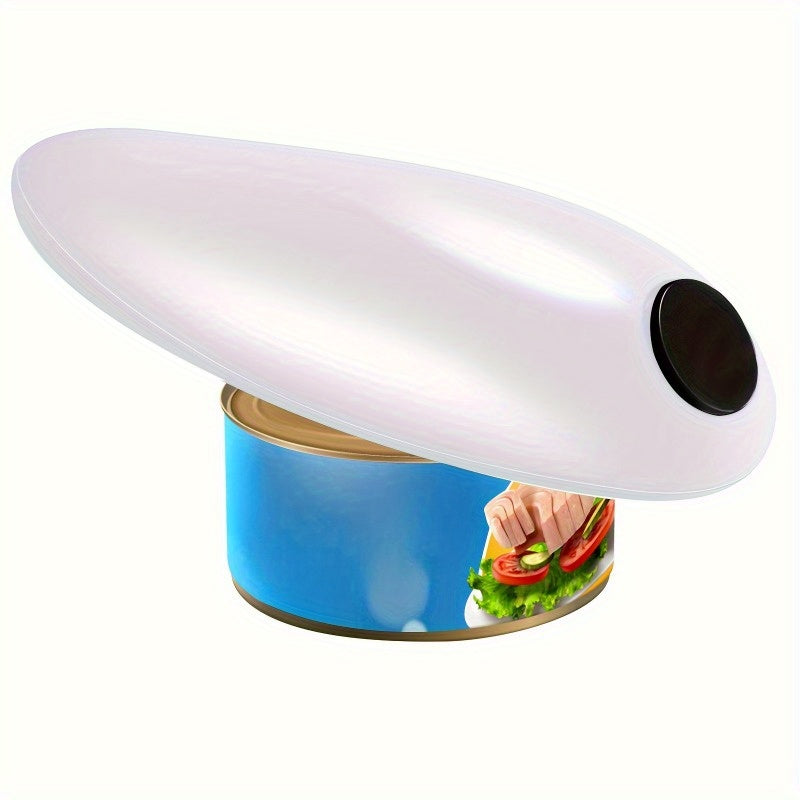 Electric Can Opener - Hands-Free Operation, Smooth Edge Design