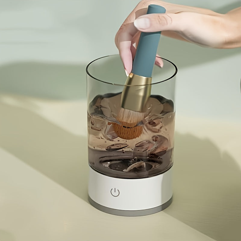 Electric Makeup Brush Washing Machine - USB Plug-In Cleaner & Dryer