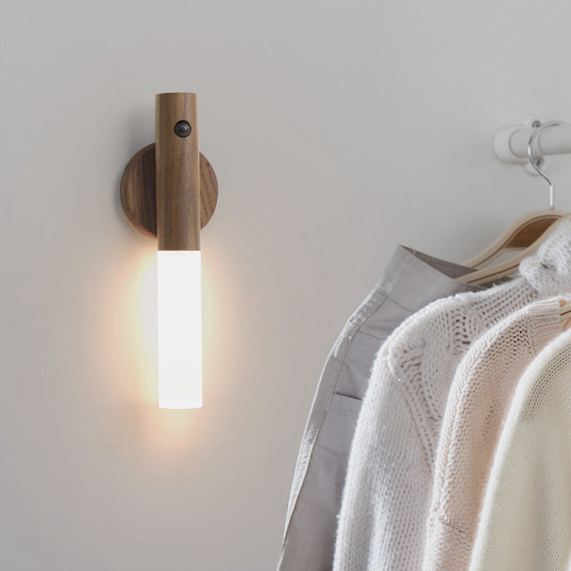 Magnetic Motion Sensor Night Light - Rechargeable LED with Auto PIR