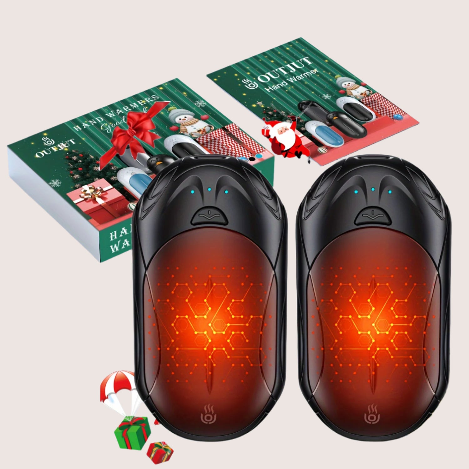 Portable Electric Hand Warmers - 2-in-1 Pocket Heater