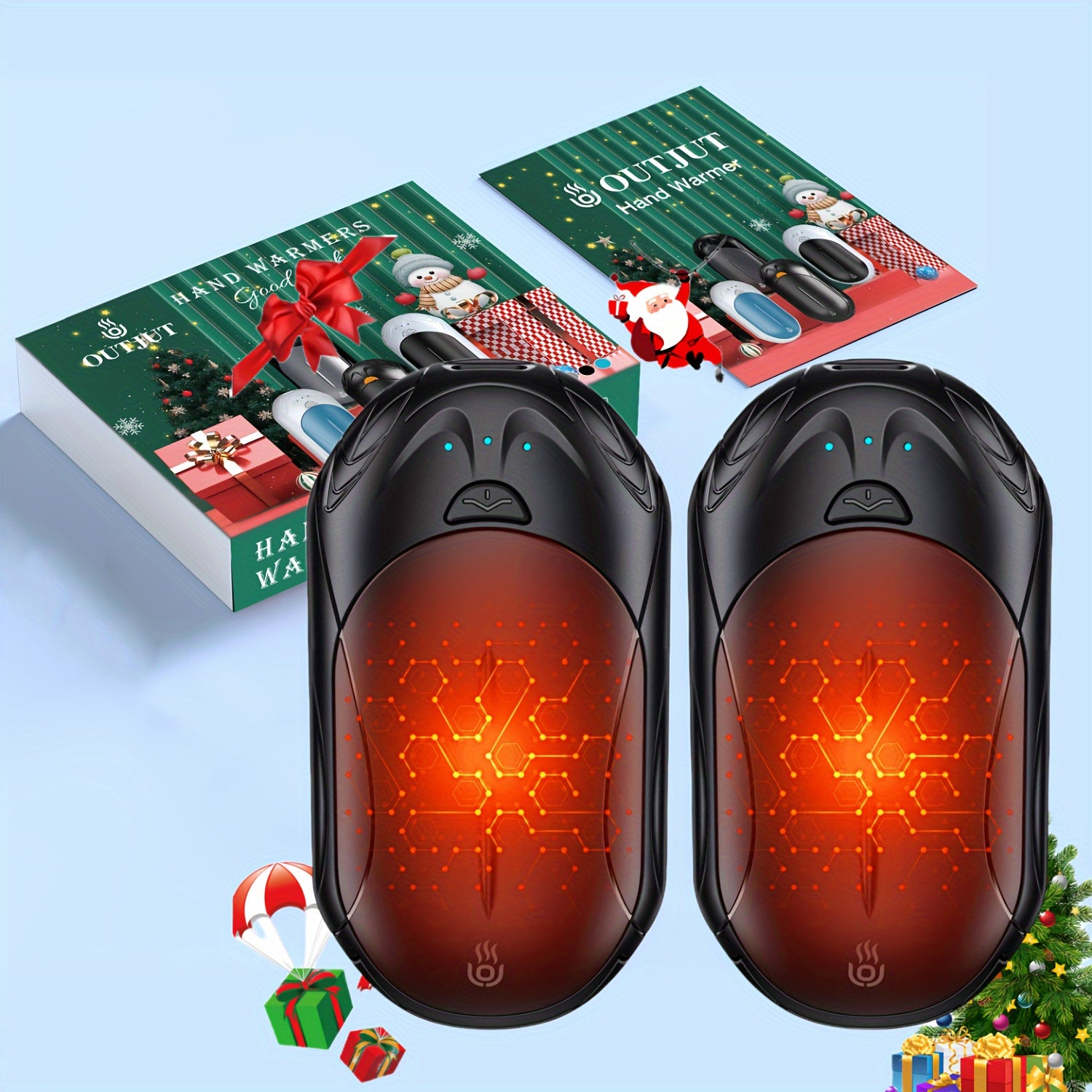 Portable Electric Hand Warmers - 2-in-1 Pocket Heater