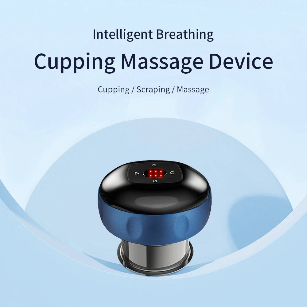 Electric Cupping Massage Device - Heating & Suction Cups