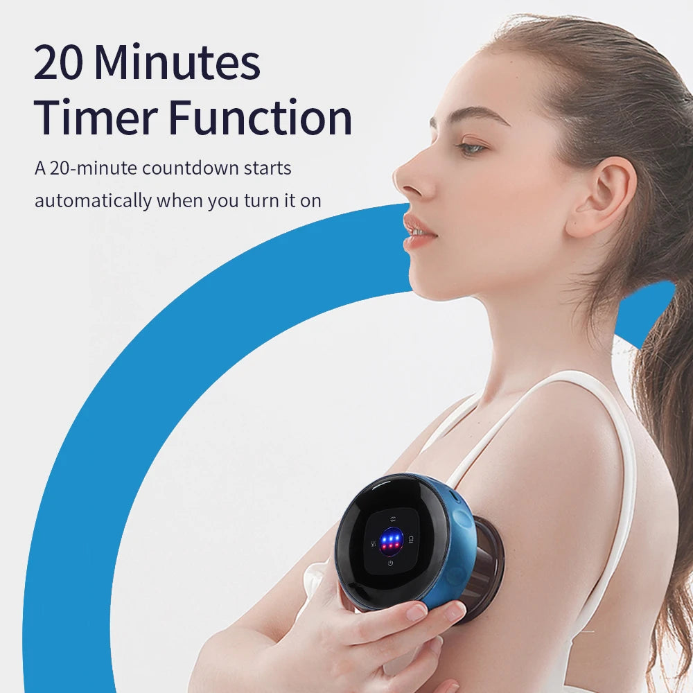 Electric Cupping Massage Device - Heating & Suction Cups