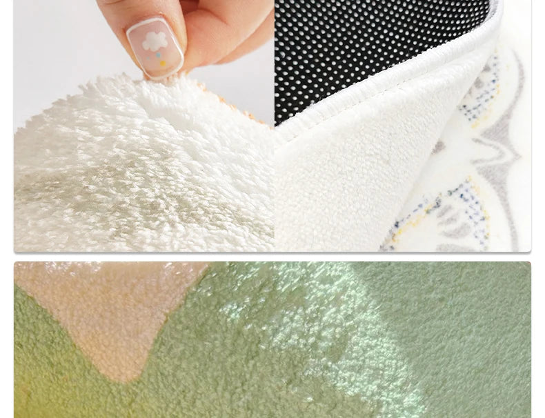 Creative Dollar Rug - Thickened Shaggy Floor Mat for Bedroom & Living Room