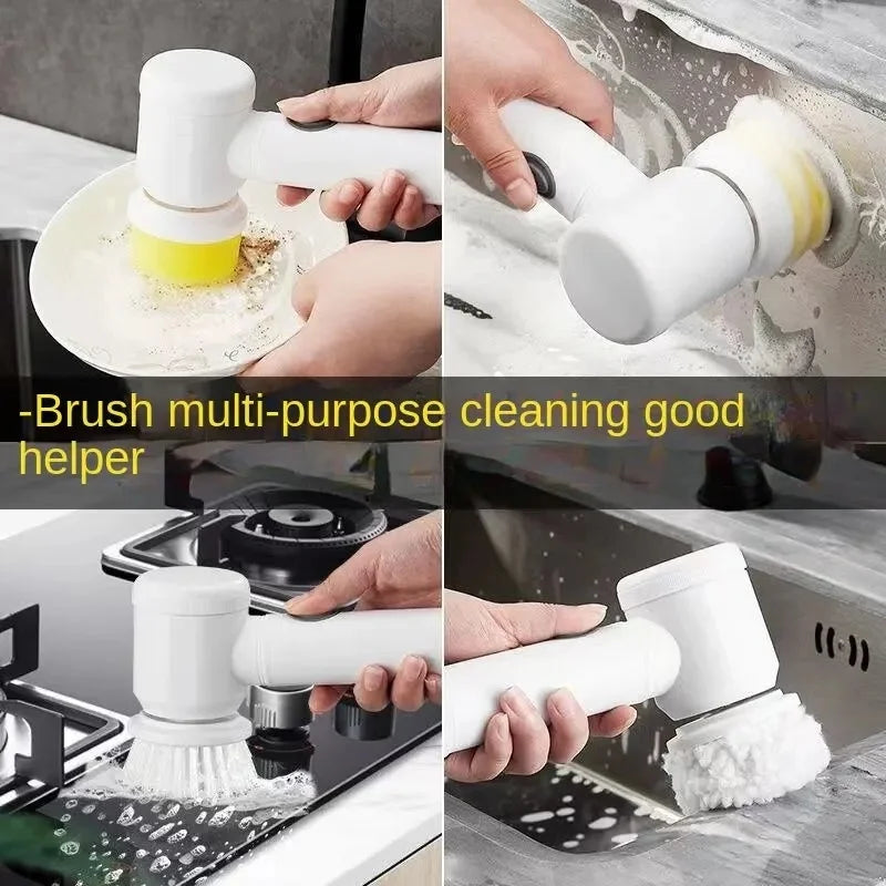 Bathroom Electric Cleaning Brush - Spin Scrubber for Easy Cleaning