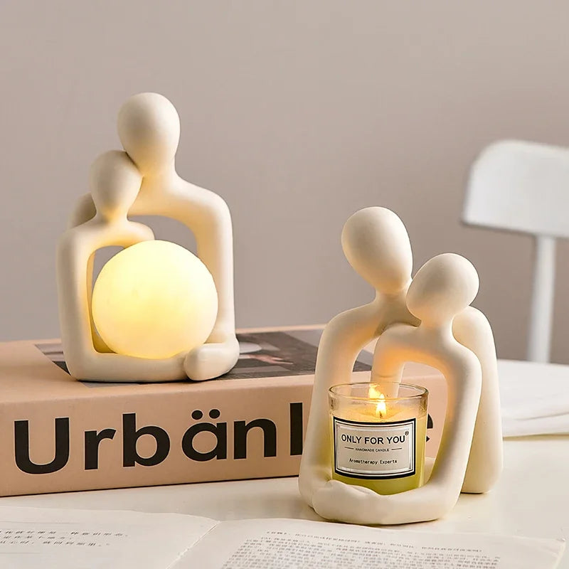 Nordic Couple Table Lamp - Home Decor & Christmas Gift