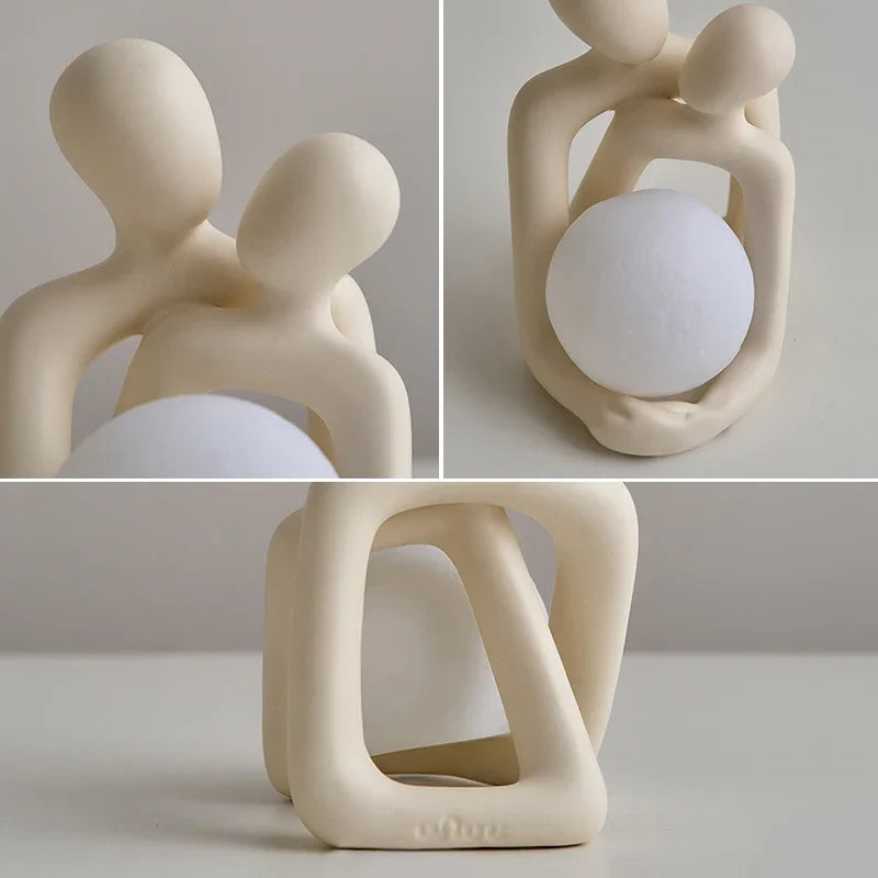 Nordic Couple Table Lamp - Home Decor & Christmas Gift