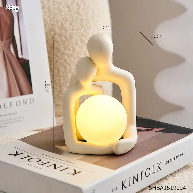 Nordic Couple Table Lamp - Home Decor & Christmas Gift