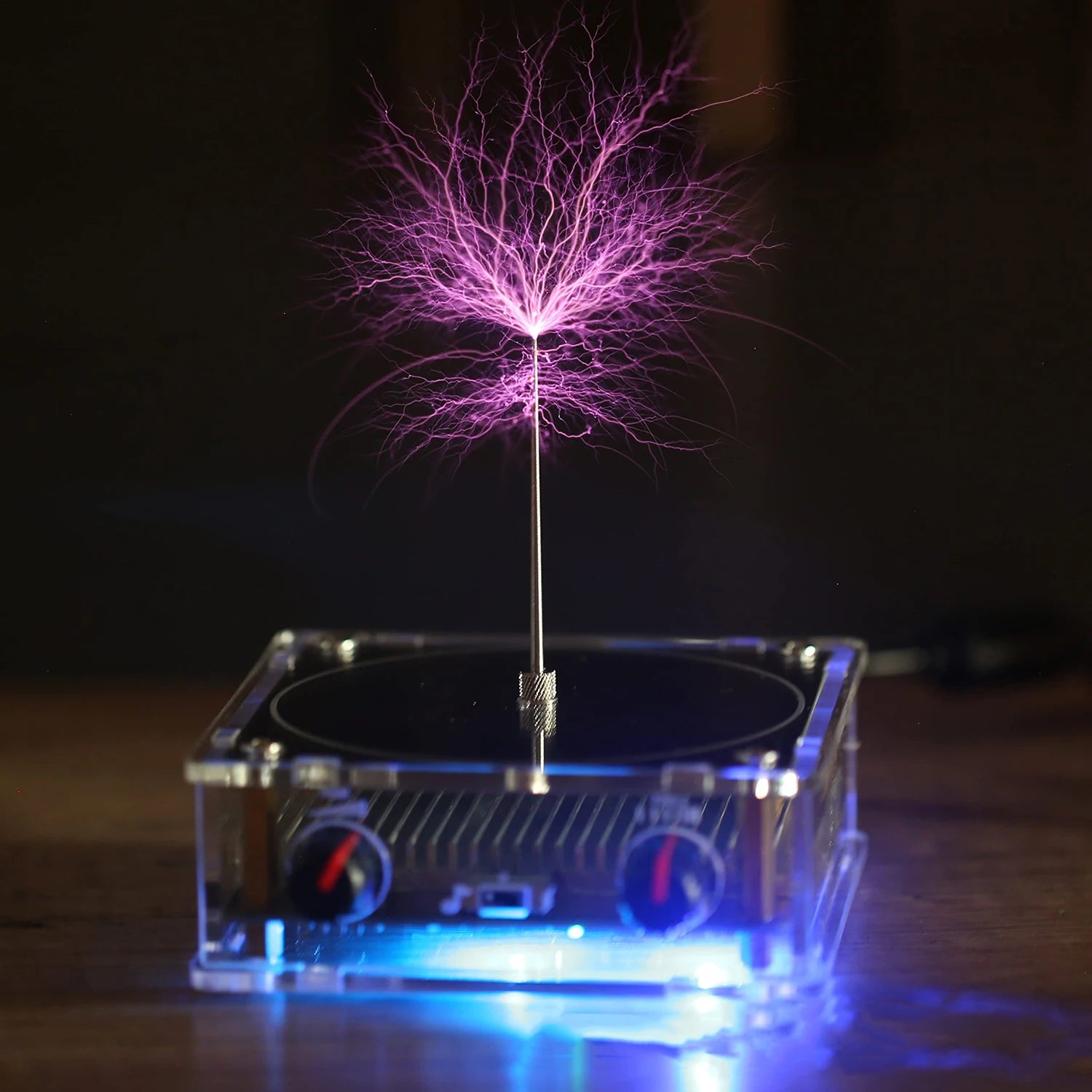 Bluetooth Tesla Coil Arc Generator - Wireless Music Plasma Spark Gap