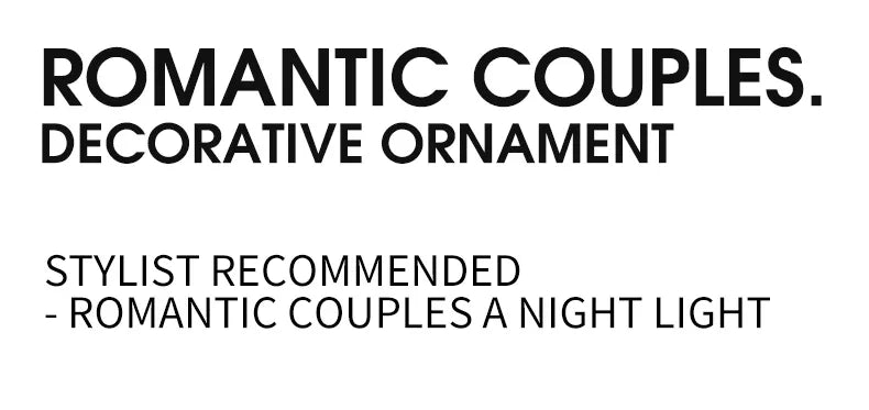 Nordic Couple Table Lamp - Home Decor & Christmas Gift