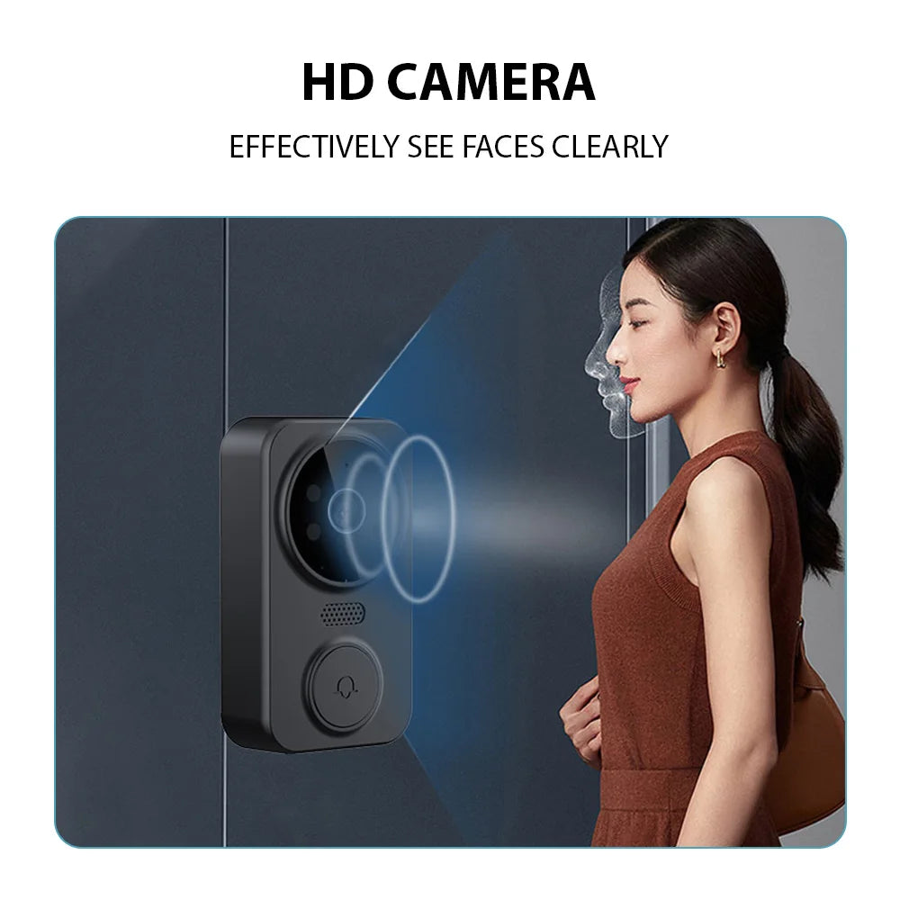 4.3" IPS Screen Wireless Video Doorbell with Two-Way Intercom