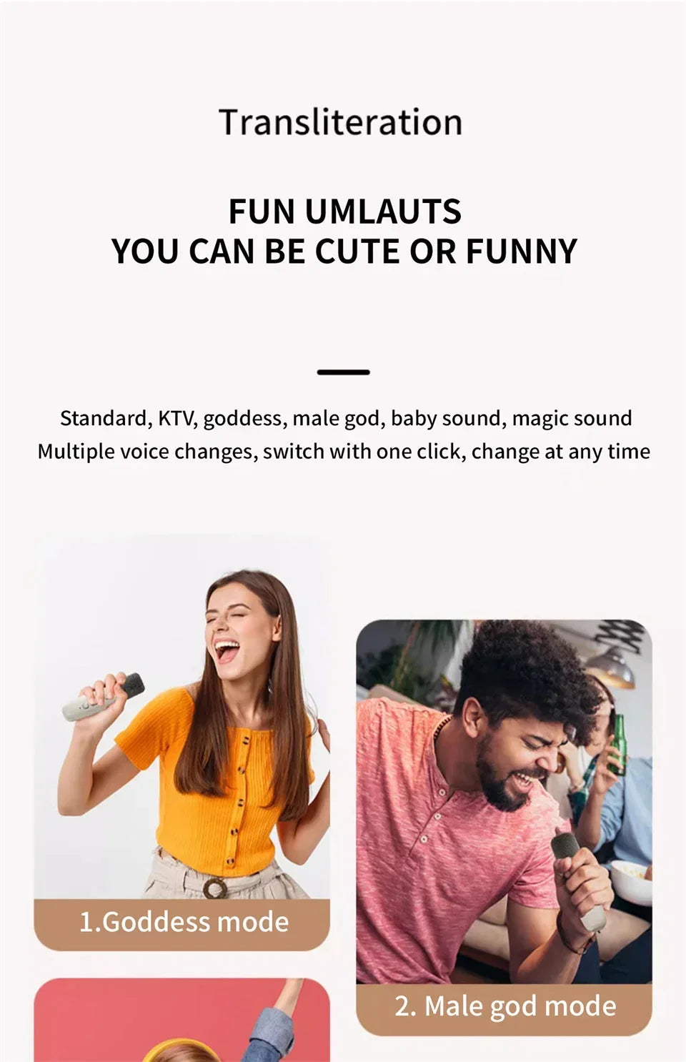 K12 Karaoke Machine - Portable Bluetooth Speaker with Mics