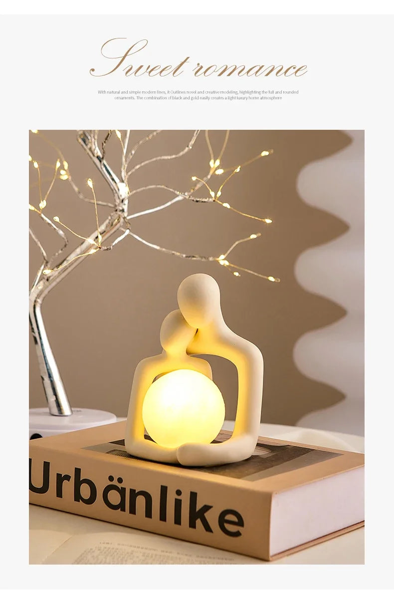 Nordic Couple Table Lamp - Home Decor & Christmas Gift