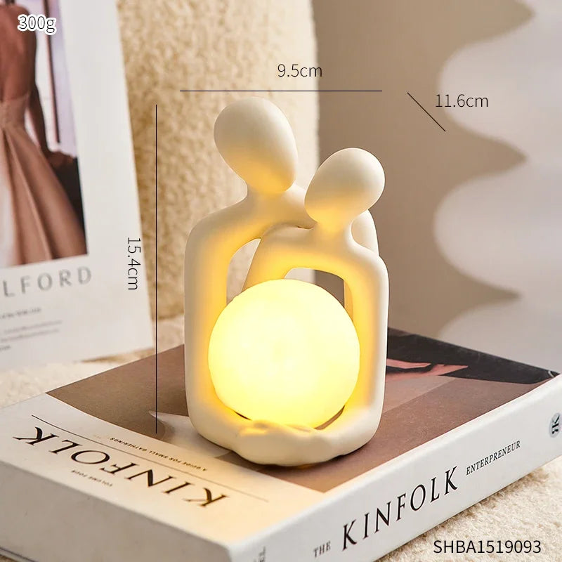 Nordic Couple Table Lamp - Home Decor & Christmas Gift