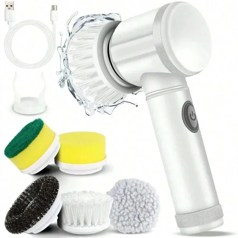 Bathroom Electric Cleaning Brush - Spin Scrubber for Easy Cleaning