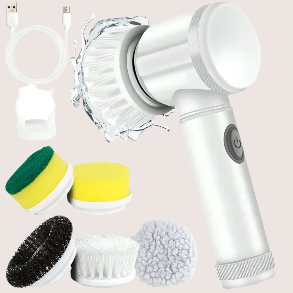 Bathroom Electric Cleaning Brush - Spin Scrubber for Easy Cleaning