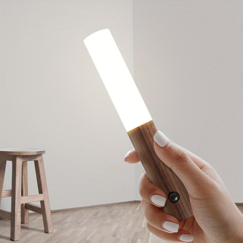 Magnetic Motion Sensor Night Light - Rechargeable LED with Auto PIR