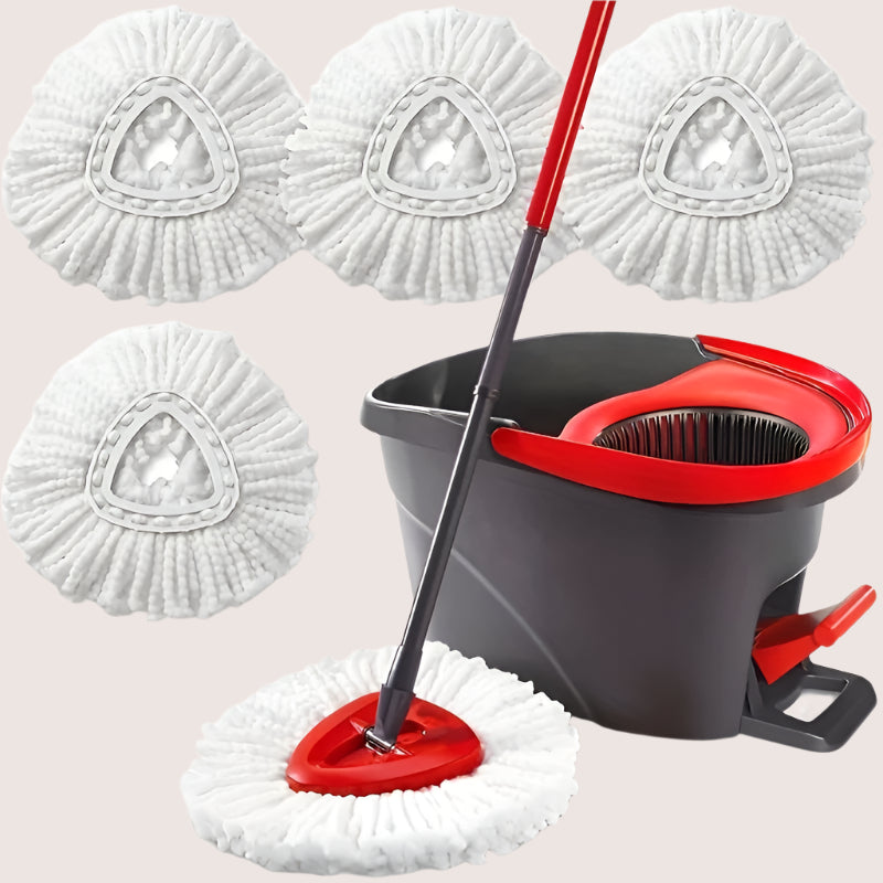 1PcEasy Wring Microfiber Spin Mop - Efficient Floor Cleaning Tool